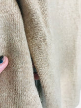 Load image into Gallery viewer, Shanghai Tang Women's Cashmere Silk Cardigan | L UK14 | Beige