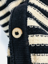 Load image into Gallery viewer, Zara Man Men's Cotton Striped Cardigan | M | Blue
