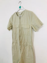 Load image into Gallery viewer, Monki Women’s Jumpsuit Boiler Suit | S | Beige