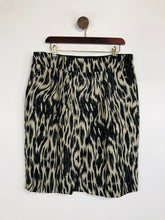 Load image into Gallery viewer, Hobbs Women's Silk Animal Print Pencil Skirt | UK16 | Multicoloured