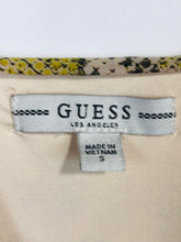 Load image into Gallery viewer, Guess Women's Snakeskin Ruched Mini Dress | S UK8 | Multicoloured