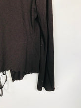 Load image into Gallery viewer, Kew Women's Cotton Embroidered Cardigan | S UK8 | Brown