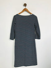Load image into Gallery viewer, Jaeger Women's Cotton Striped Midi Dress | S UK8 | Blue