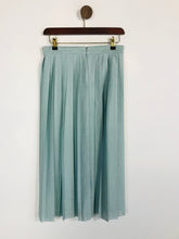 Load image into Gallery viewer, Great Plains Women's High Waist Pleated A-Line Skirt | UK10 | Blue