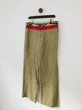 Load image into Gallery viewer, Fuego Women's Linen Chinos Trousers | UK16 | Grey