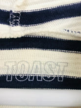 Load image into Gallery viewer, Toast Women’s Oversized Stripe Hoodie | UK 16 | Navy and Cream