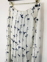 Load image into Gallery viewer, Reiss Women's Floral Pleated Midi Skirt | UK14 | White