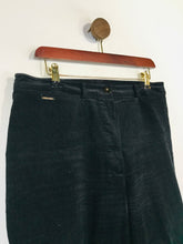Load image into Gallery viewer, Massimo Dutti Women's Corduroy Culottes Trousers | EU42 UK14 | Black
