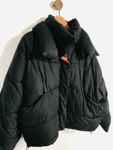Load image into Gallery viewer, Urban Outfitters Women's Crop High Neck Puffer Jacket | XS UK6-8 | Black