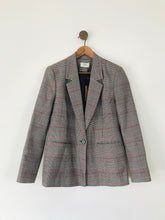 Load image into Gallery viewer, Hush Women’s Checked Blazer NWT | UK12 | Grey