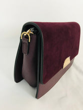 Load image into Gallery viewer, Dune Women’s Leather Crossbody Bag NWT | H7 W9.5 | Purple