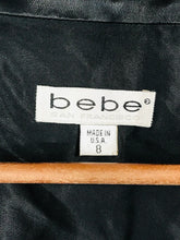 Load image into Gallery viewer, bebe Women's Crop Vintage Blazer Jacket | UK8 | Black