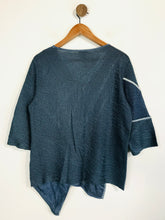 Load image into Gallery viewer, Horsan Women's Boho Panelled Blouse | M UK10-12 | Blue