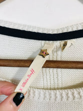 Load image into Gallery viewer, White Stuff Women's Wool Striped Jumper | UK10 | White