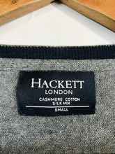 Load image into Gallery viewer, Hackett Men's Cashmere Silk Jumper | S | Grey