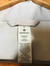 Load image into Gallery viewer, Lululemon Women's Gym Running Hooded Gilet Sports Jacket | US6 UK10 | Grey