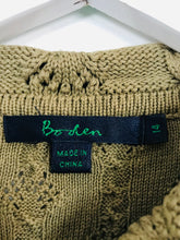 Load image into Gallery viewer, Boden Women’s Cottage Style Cable Knit Cardigan | UK 14 | Brown