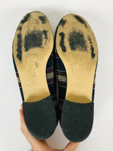 Load image into Gallery viewer, HB Espana Women's Tartan Check Tassel Loafers | 38 UK5 | Multicolour