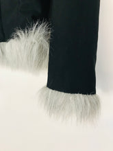 Load image into Gallery viewer, Warehouse Women's Fur Anorak Jacket | UK12 | Black