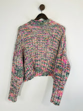 Load image into Gallery viewer, Free People Women's High Neck Knit Jumper | M UK10-12 | Multicoloured