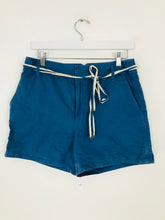 Load image into Gallery viewer, Marc by Marc Jacobs High Waisted Shorts | UK10 W30 L4 | Blue