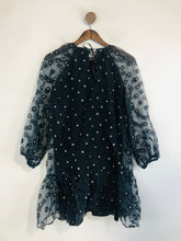 Load image into Gallery viewer, Zara Women's Floral Mini A-Line Dress NWT | S UK8 | Blue