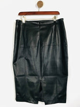 Load image into Gallery viewer, Stitch Fix Women's Faux Leather Editor’s cut Pencil Skirt NWT | UK14 | Black