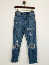 Load image into Gallery viewer, Topshop Women's Distressed Straight Jeans | W26 L30 | Blue