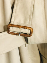 Load image into Gallery viewer, Burberry Women's Check Vintage Trench Coat | UK8-10 | Beige