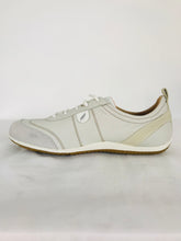 Load image into Gallery viewer, Geox Women’s Vega Leather Trainers | 40 UK7 | Off White