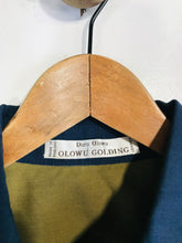 Load image into Gallery viewer, Duro Olowu Women's Contrast Belted Button-Up Shirt | UK10 | Green