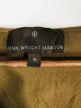 Load image into Gallery viewer, Fenn Wright Manson Women's Ruched T-Shirt | UK16 | Brown