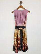 Load image into Gallery viewer, Ted Baker Women's Silk Iridescent A-Line Dress | 2 UK10 | Multicolour