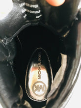 Load image into Gallery viewer, Michael Kors Women's Leather Hi Top Trainers | US7.5 UK5.5 | Black