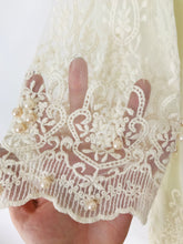 Load image into Gallery viewer, Darling Women's Embroidered Pearl Shift Dress | L | White