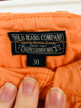 Load image into Gallery viewer, Polo Ralph Lauren Womens Cargo Shorts | 30 UK12 | Orange