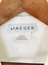 Load image into Gallery viewer, Jaeger Women's Linen Button-Up Shirt | UK16 | White