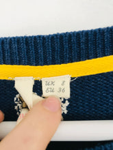 Load image into Gallery viewer, White Stuff Women’s Embroidered Jumper | UK8 | Navy Blue