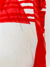 Load image into Gallery viewer, Kin By John Lewis Women's Striped Oversized Button-Up Shirt | S UK8 | Red