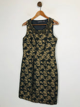 Load image into Gallery viewer, Boden Limited Edition Women's Metallic Beaded Sheath Dress | UK12 | Brown