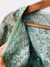 Load image into Gallery viewer, Monsoon Women's Silk Floral Blouse | UK16 | Brown