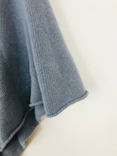 Load image into Gallery viewer, Jigsaw Women’s Wool Blend Poncho Shawl | One Size | Blue