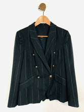 Load image into Gallery viewer, River Island Women's Pinstripe Blazer Jacket | 12 Petite | Blue