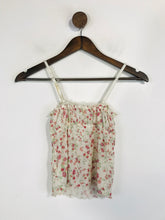 Load image into Gallery viewer, Urban Outfitters Women's Floral Mesh Tank Top | S UK8 | Beige