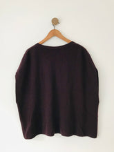 Load image into Gallery viewer, COS Women’s Oversized Wool Sweater Vest Jumper | M UK12 | Maroon