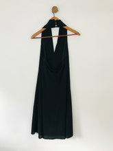 Load image into Gallery viewer, Coast Women's Pleated Halter Neck A-Line Dress | UK10 | Black