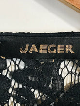 Load image into Gallery viewer, Jaeger Women's Lace Midi Dress | UK10 | Black