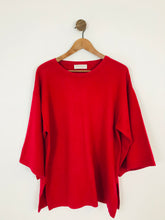 Load image into Gallery viewer, The Cashmere Centre Women’s 100% Cashmere Oversized Knit Jumper | L UK14-16 | Red