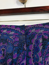 Load image into Gallery viewer, Jacques Vert Women's Vintage Pleated Culottes Trousers | UK12 | Purple