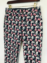 Load image into Gallery viewer, Boden Women's Floral Chinos Trousers | UK10 | Blue